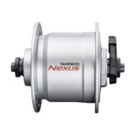 Náboj predný s dynamom DH-C3000 36D RU strieborný
