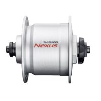 Náboj predný s dynamom DH-C3000 32D RU strieborný